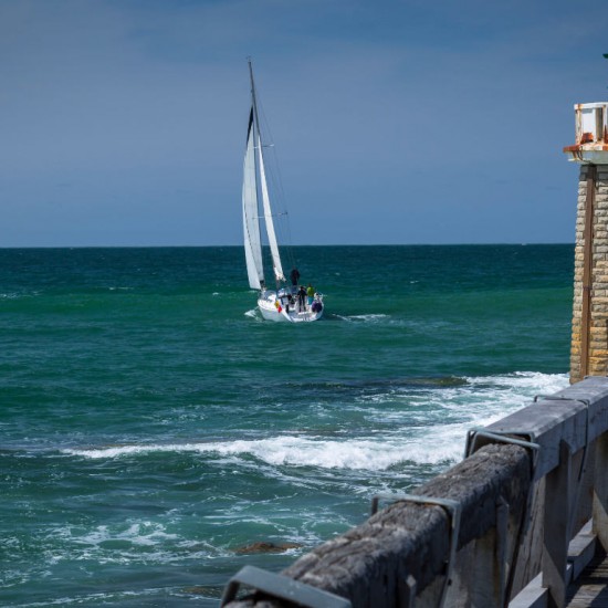 Sailing boat at Hossegor