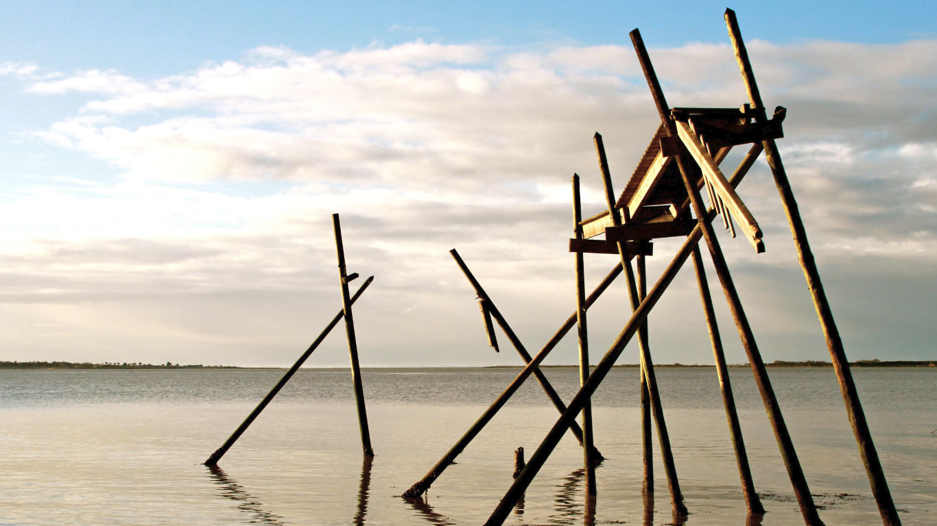 Beach of the seaside town Fouras