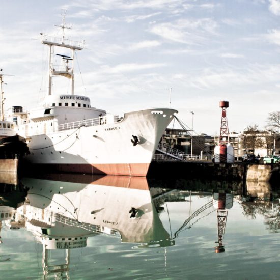 Meteorological frigate France 1 at Maritime Museum in La Rochelle