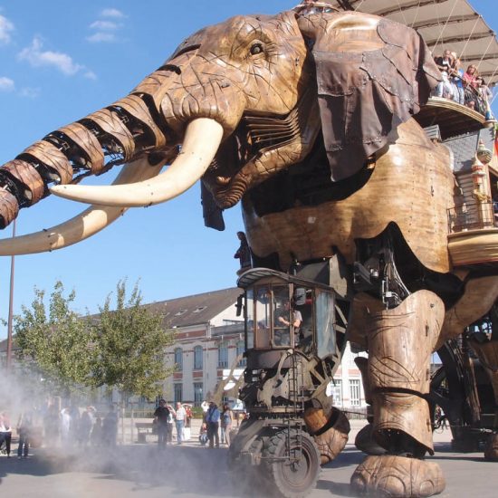 The Grand Éléphant at Les Machines de l'île in Nantes