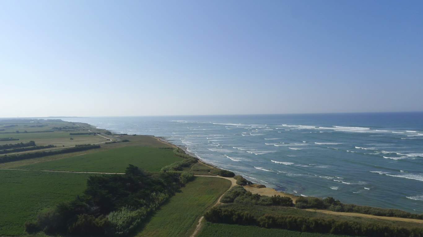 View from the top of the lighthouse Phare de Chassiron