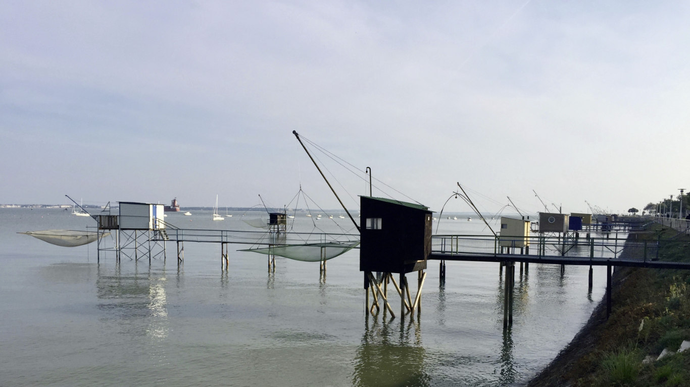 Saint Nazaire Oyster Huts